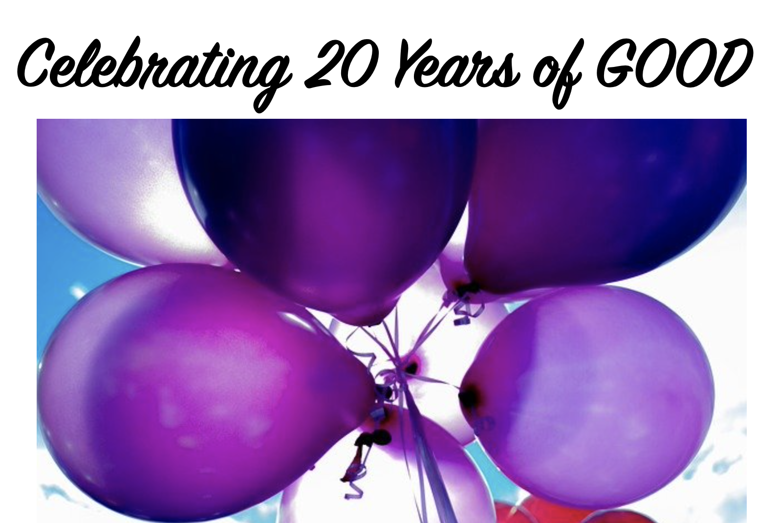 Celebrating 20 Years Graphic