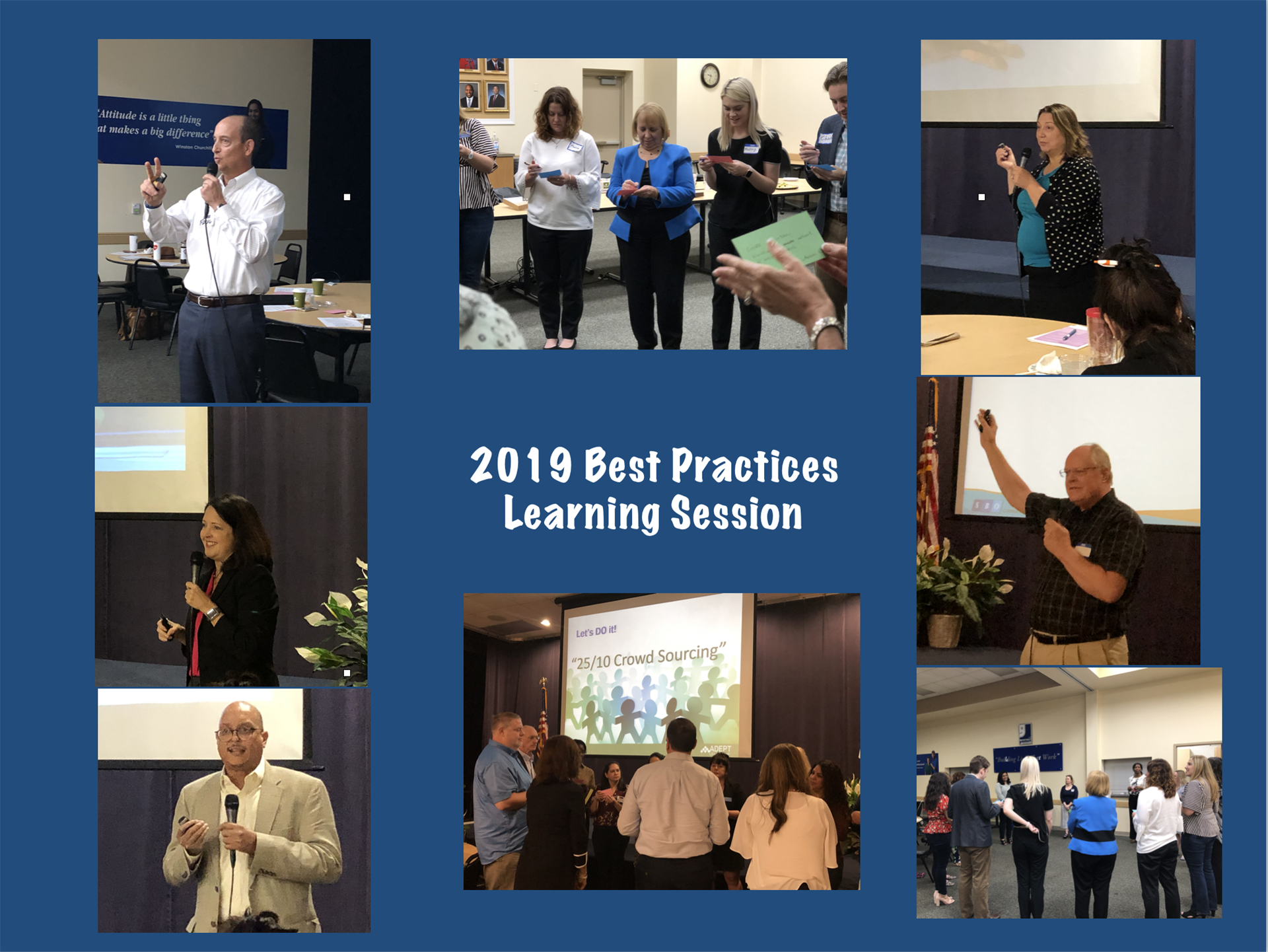 best practice meeting photo collage